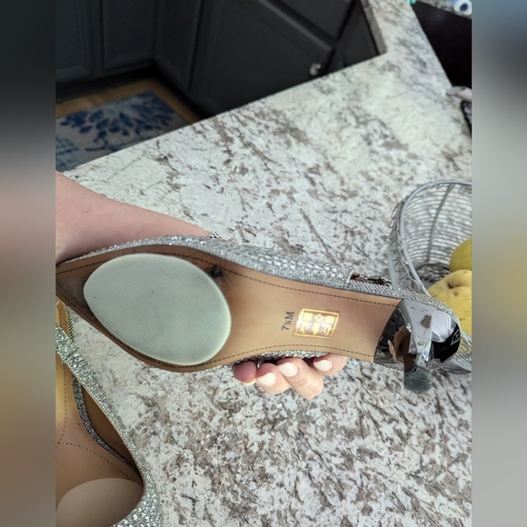 Rhinestone Sparkle Shoes J Renee New Year's Eve 🎉👠 shoes 7.5 - Picture 10 of 16